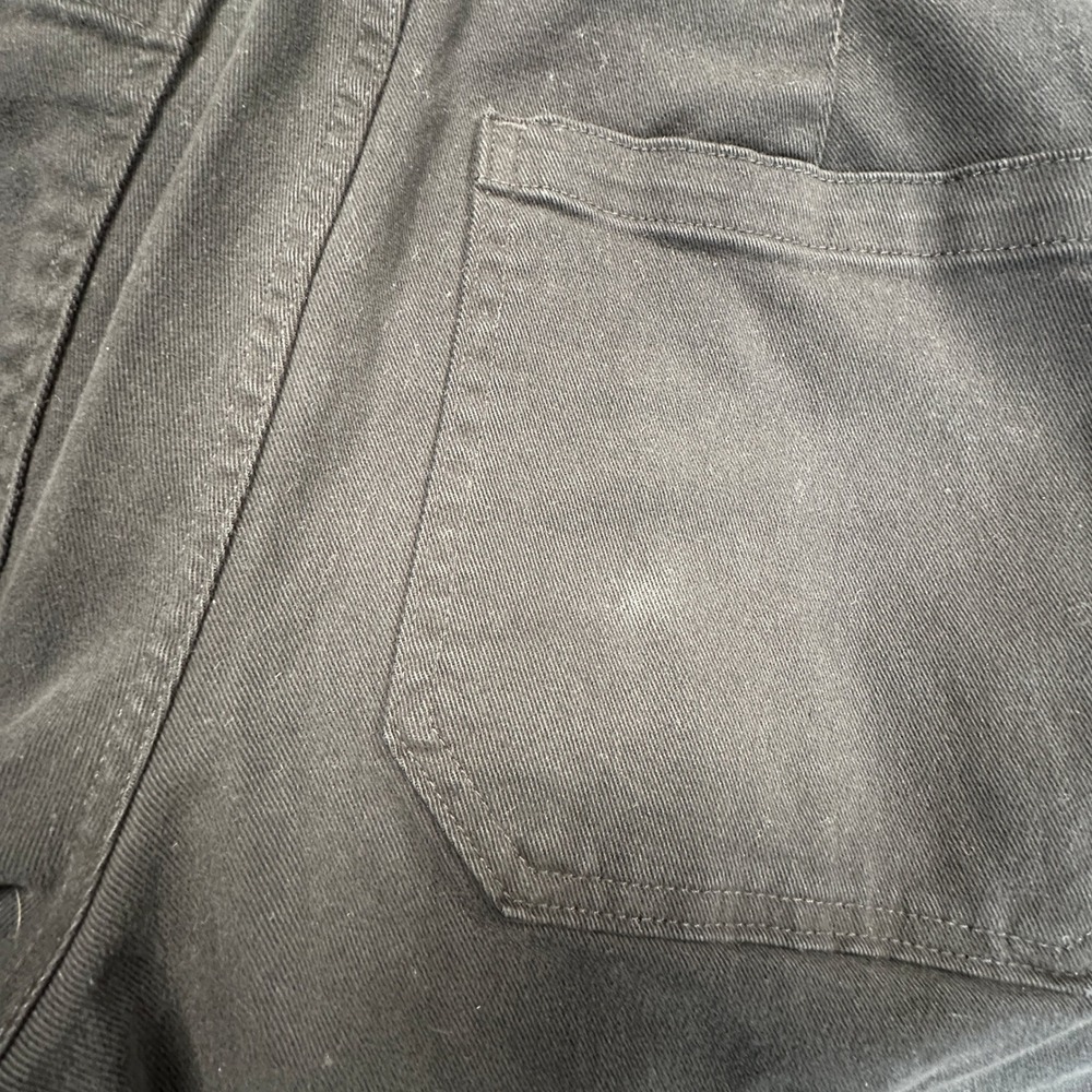 Everlane The Utility Barrel Pants Size 10R Washed Black High Rise Organic Cotton - Picture 13 of 13
